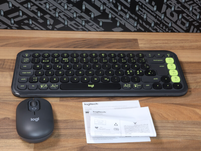 Logitech Multi Pop Series Kabellose Tastatur und Maus, Bluetooth, buntes POP-Icon-Combo, ergonomisch. JPG